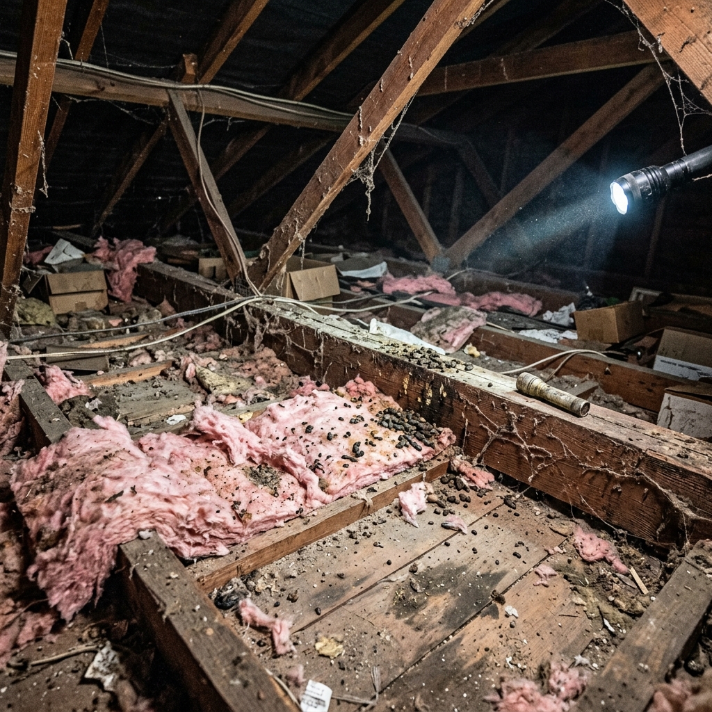 Before Roof Cavity Restoration